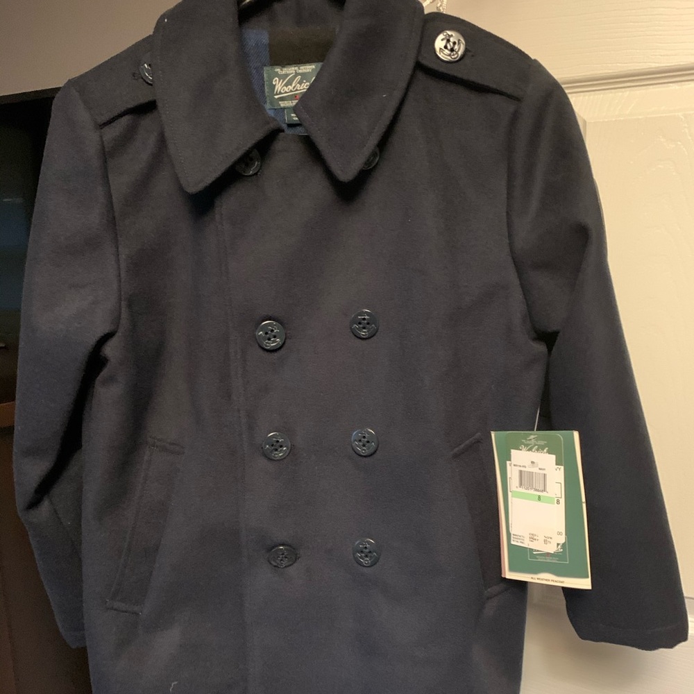 Kids Woolrich Peacoat Size 8